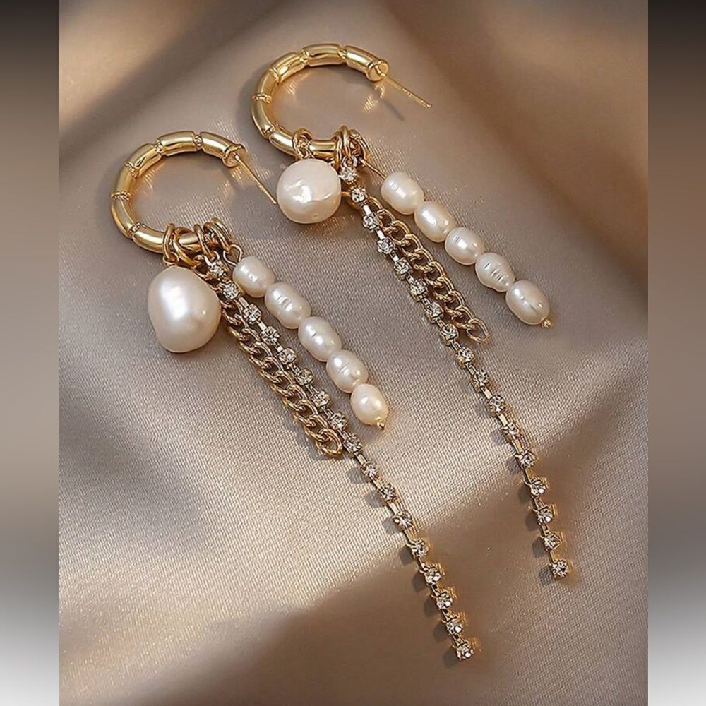 Pearl Drop Earrings N1608